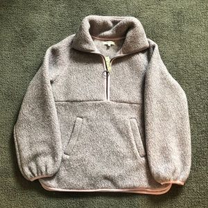 Madewell Polartec Fleece Cherry Blossom Size Small